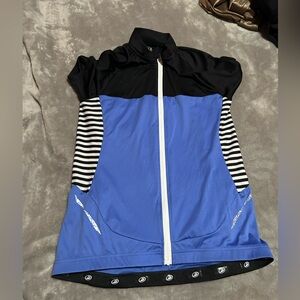 Blue and Black Cycling Jersey